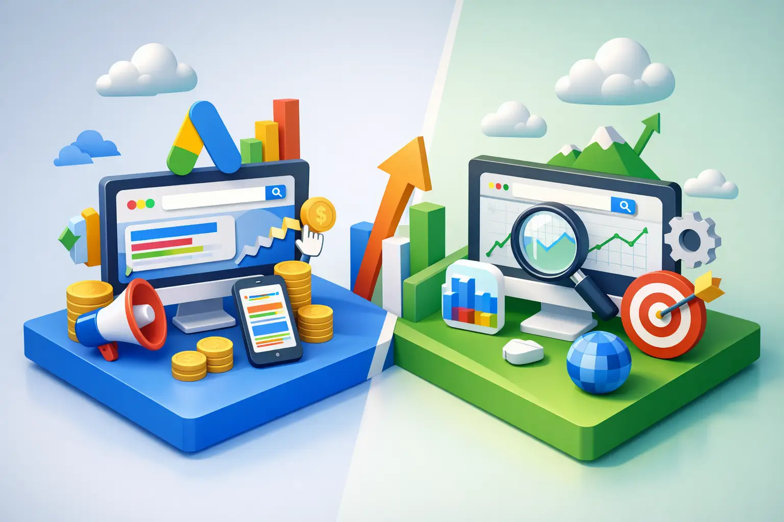 Google Ads vs SEO: Which Wins for Growth?