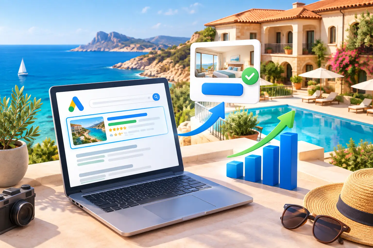 How We Helped a Sardinian Hotel Get Booked via Google Ads