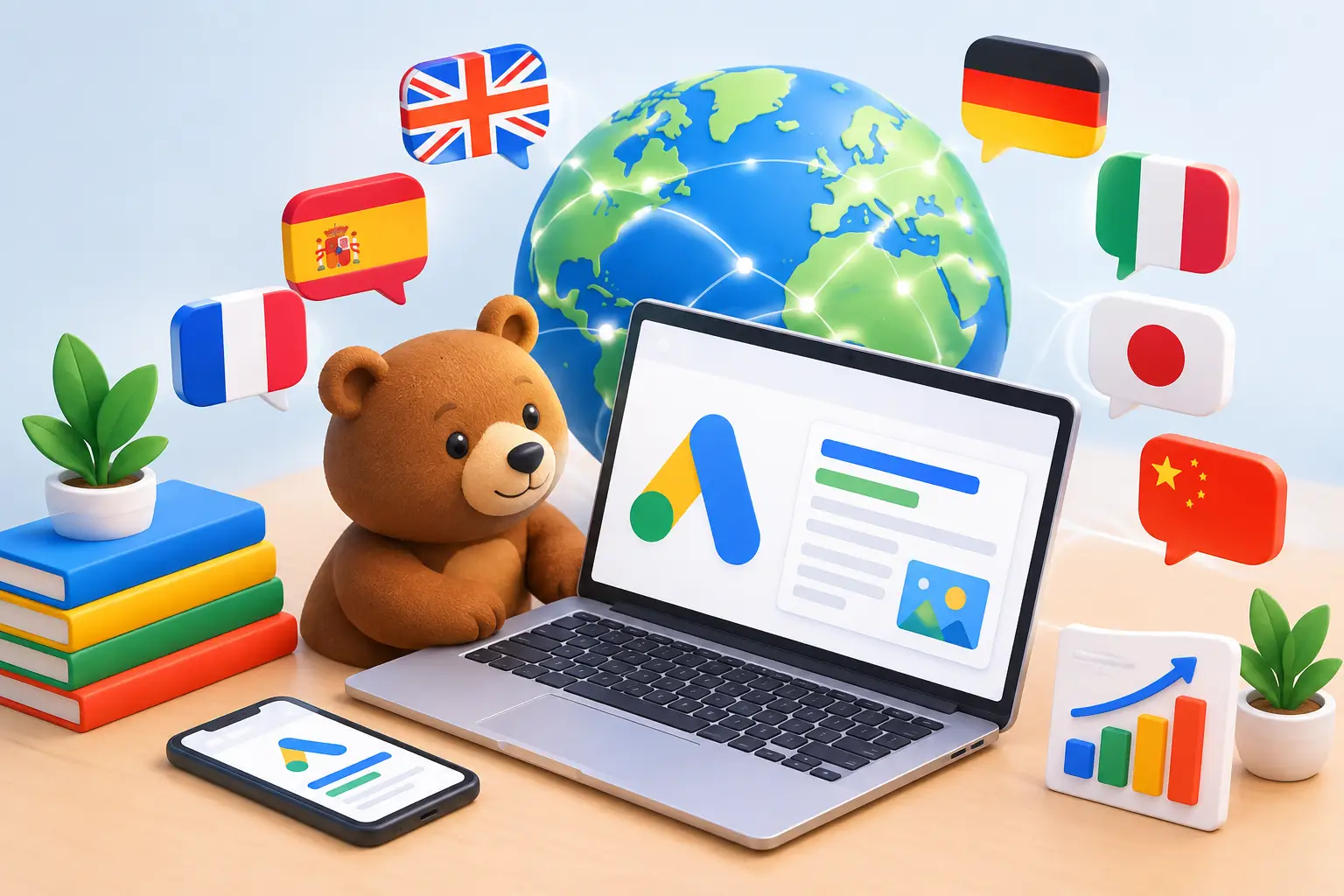 Multilingual Google Ads Campaigns in Multiple Languages