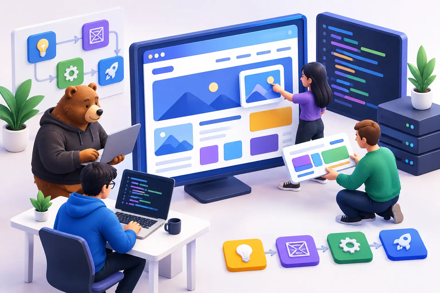 How We Build Websites at BearSolutions (Tech + Process)